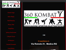 Tablet Screenshot of 360kombat.it